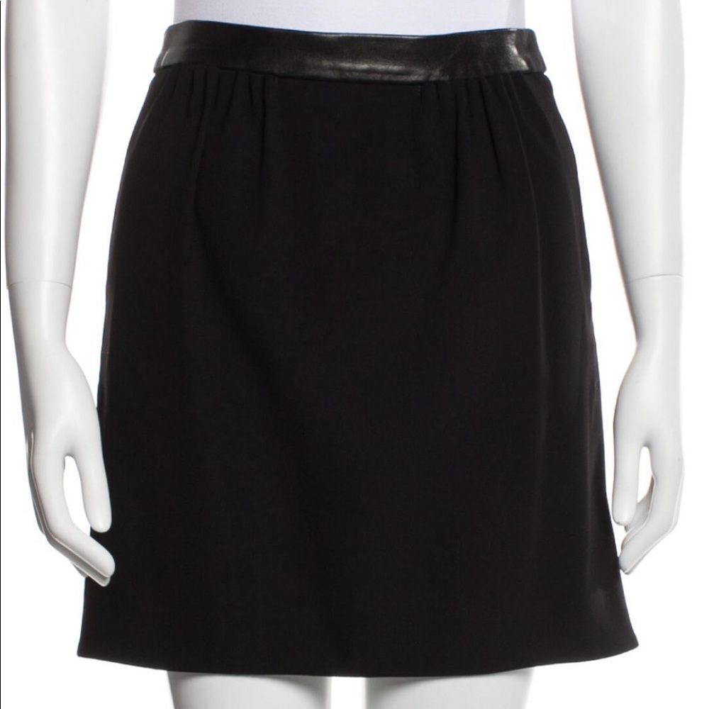 Maje Black Trim Skirt